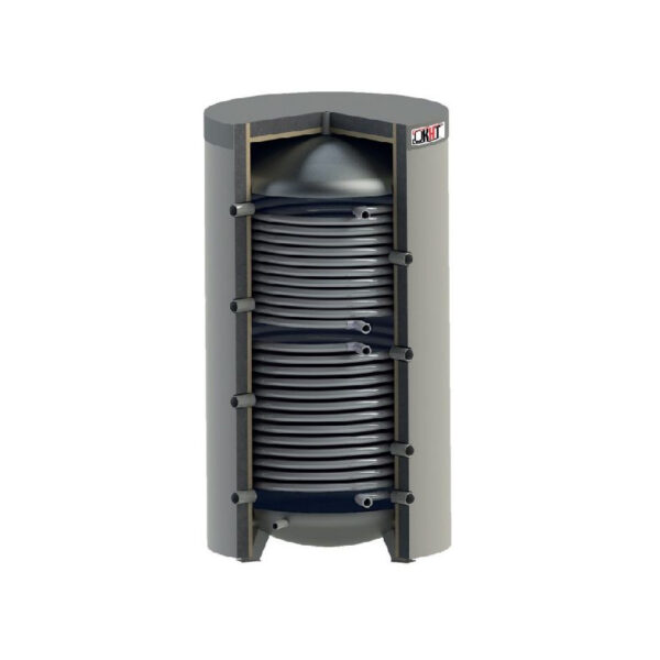 Zbiornik buforowy z dwiema wężownicami – PowerTank K-ZW