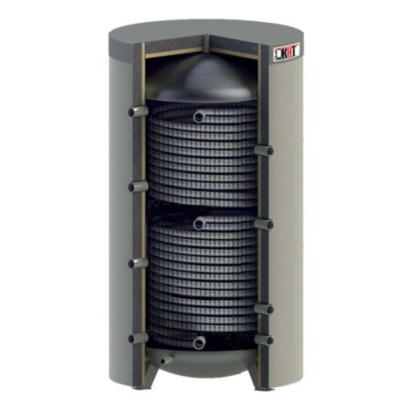 Zbiornik buforowy higieniczny z wężownicą AISI 316L – DuoHeat K-ZWH