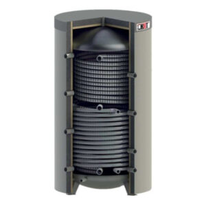 Bufor z górną nierdzewną i dolną stalową wężownicą – PowerTank K-ZW